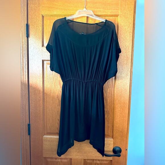 Express Brand Dress Size Small Black Rayon/polyester - Picture 1 of 9